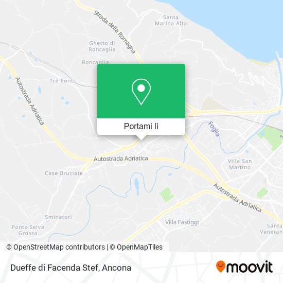 Mappa Dueffe di Facenda Stef