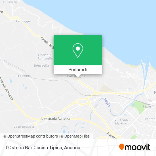 Mappa L'Osteria Bar Cucina Tipica