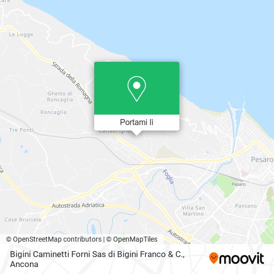 Mappa Bigini Caminetti Forni Sas di Bigini Franco & C.