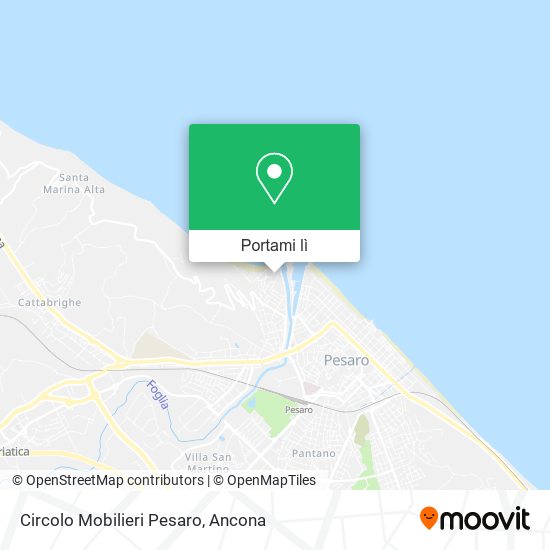 Mappa Circolo Mobilieri Pesaro