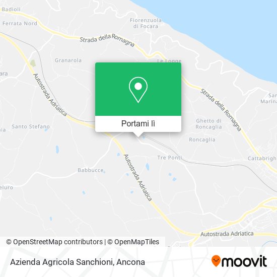 Mappa Azienda Agricola Sanchioni