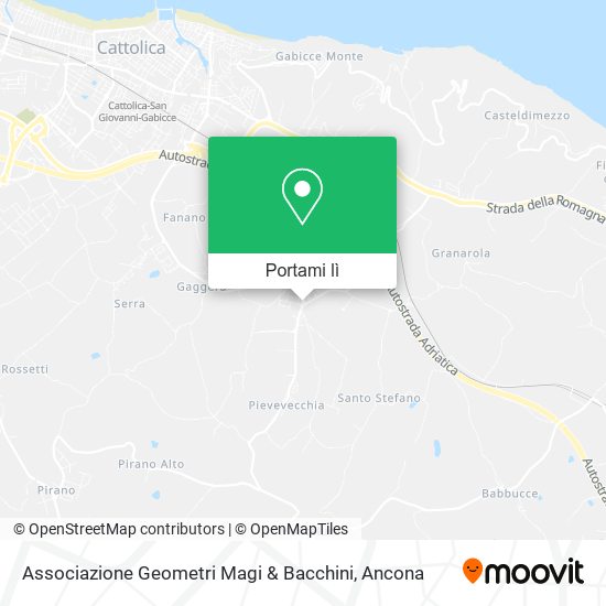 Mappa Associazione Geometri Magi & Bacchini