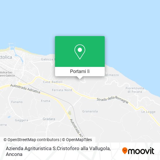 Mappa Azienda Agrituristica S.Cristoforo alla Vallugola