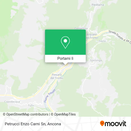 Mappa Petrucci Enzo Carni Sn