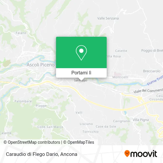 Mappa Caraudio di Flego Dario