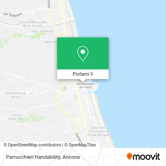 Mappa Parrucchieri Handability