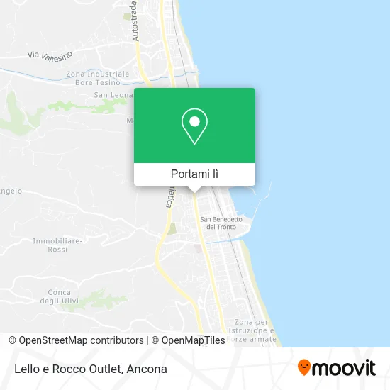 Mappa Lello e Rocco Outlet