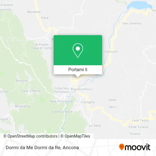 Mappa Dormi da Me Dormi da Re