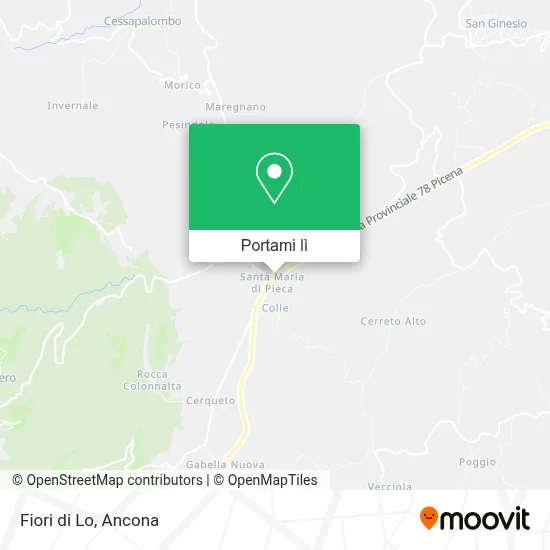Mappa Fiori di Lo
