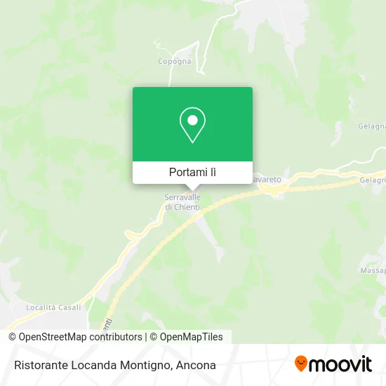Mappa Ristorante Locanda Montigno