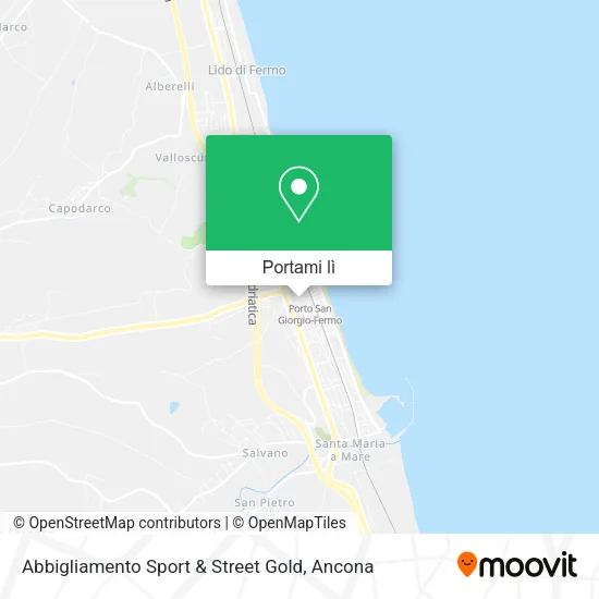 Mappa Abbigliamento Sport & Street Gold