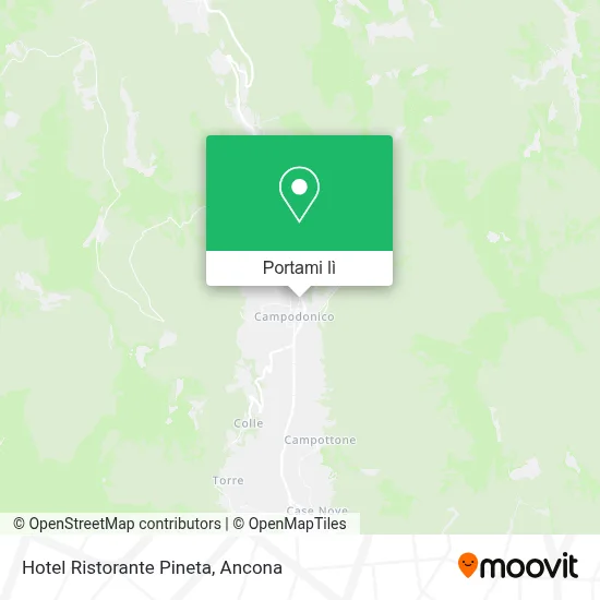 Mappa Hotel Ristorante Pineta