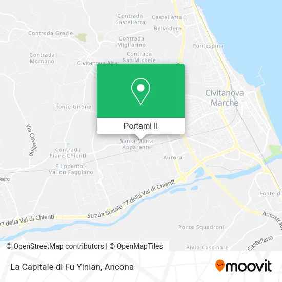 Mappa La Capitale di Fu Yinlan