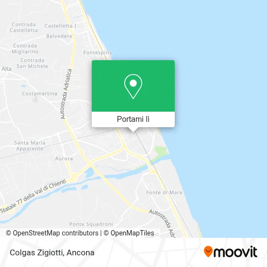 Mappa Colgas Zigiotti