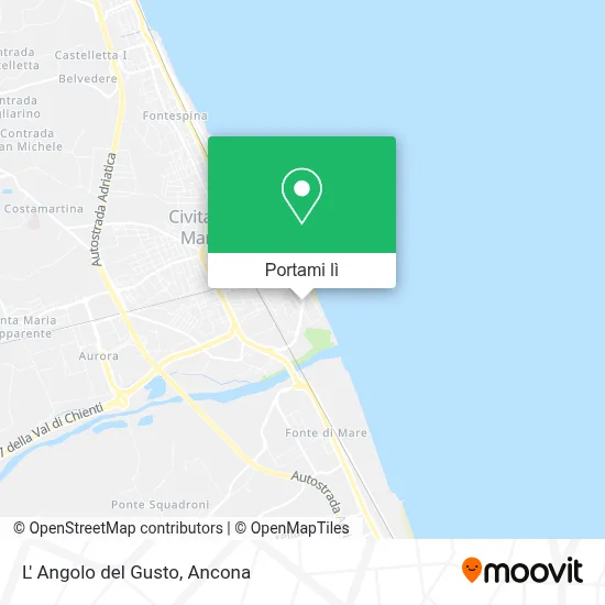 Mappa L' Angolo del Gusto