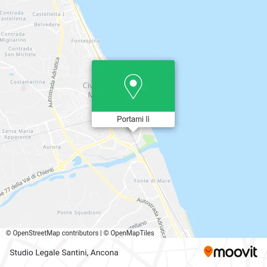 Mappa Studio Legale Santini