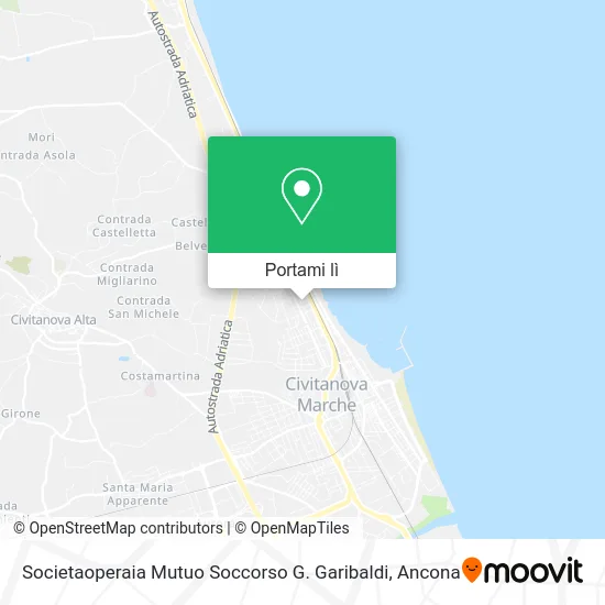 Mappa Societaoperaia Mutuo Soccorso G. Garibaldi