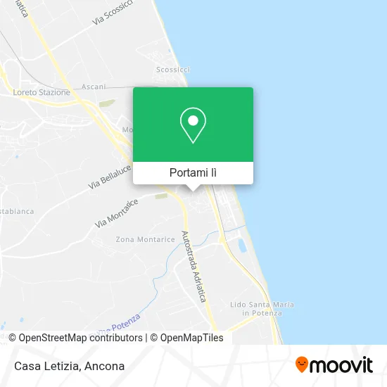 Mappa Casa Letizia