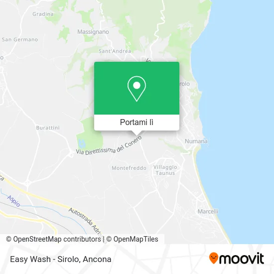 Mappa Easy Wash - Sirolo