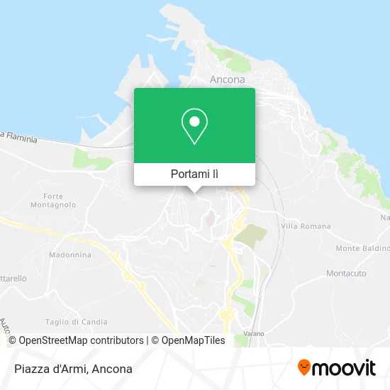 Mappa Piazza d'Armi
