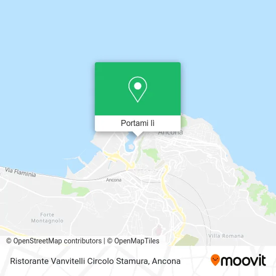 Mappa Ristorante Vanvitelli Circolo Stamura