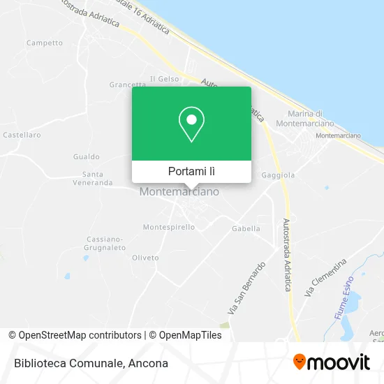 Mappa Biblioteca Comunale