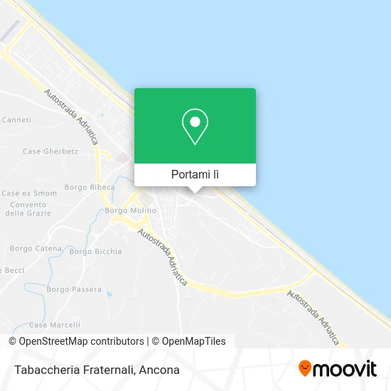 Mappa Tabaccheria Fraternali