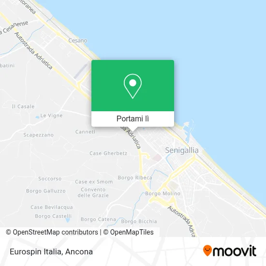 Mappa Eurospin Italia