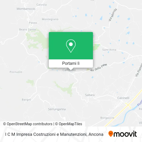 Mappa I C M Impresa Costruzioni e Manutenzioni