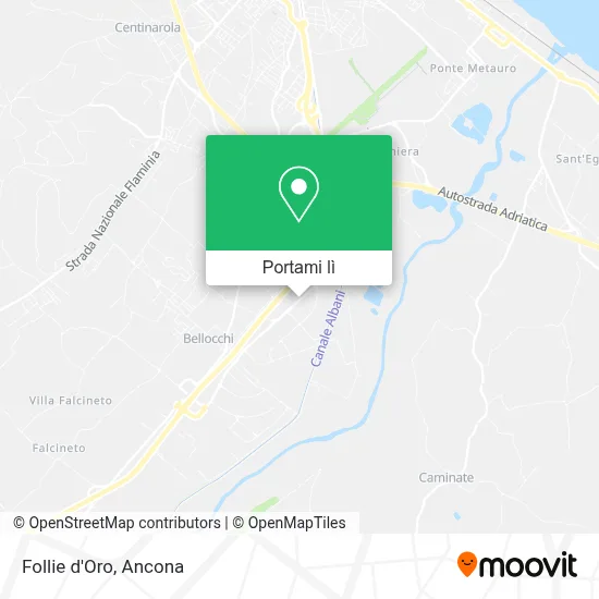 Mappa Follie d'Oro