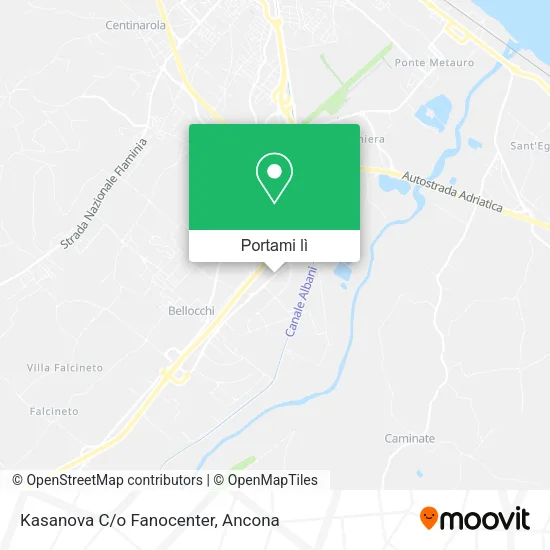 Mappa Kasanova C/o Fanocenter