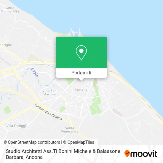 Mappa Studio Architetti Ass.Ti Bonini Michele & Balassone Barbara