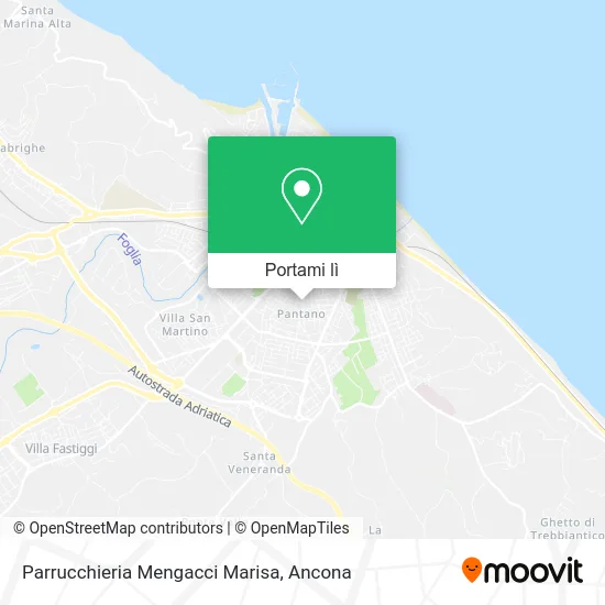 Mappa Parrucchieria Mengacci Marisa