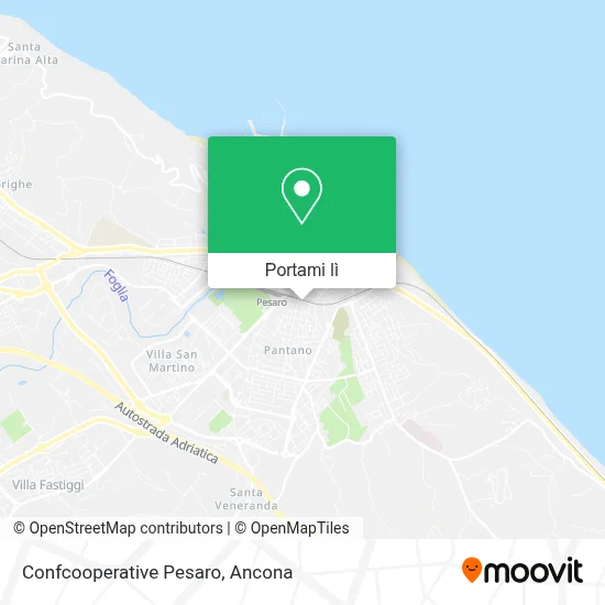 Mappa Confcooperative Pesaro