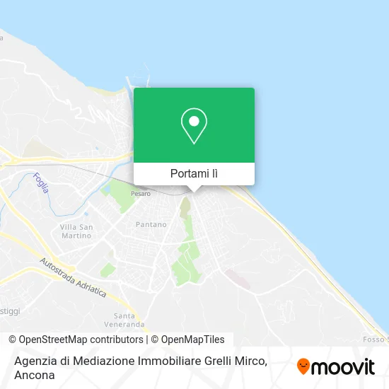 Mappa Agenzia di Mediazione Immobiliare Grelli Mirco