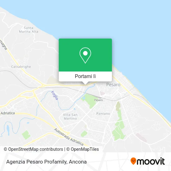Mappa Agenzia Pesaro Profamily