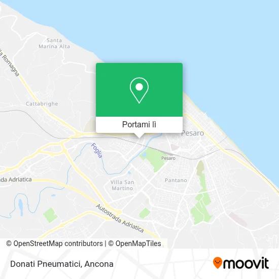 Mappa Donati Pneumatici