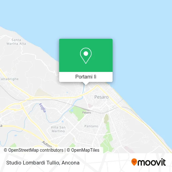Mappa Studio Lombardi Tullio