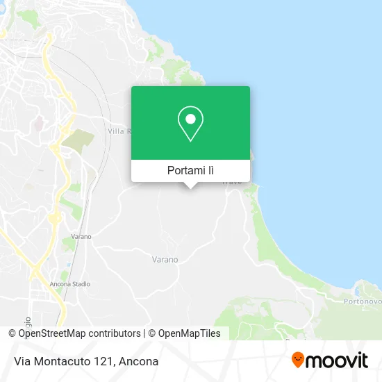 Mappa Via Montacuto  121