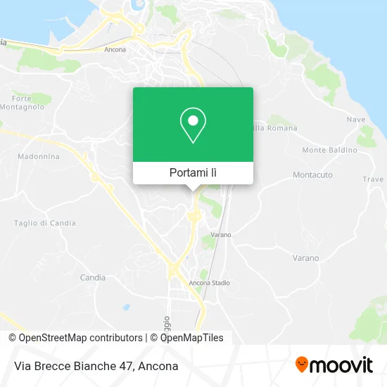 Mappa Via Brecce Bianche  47