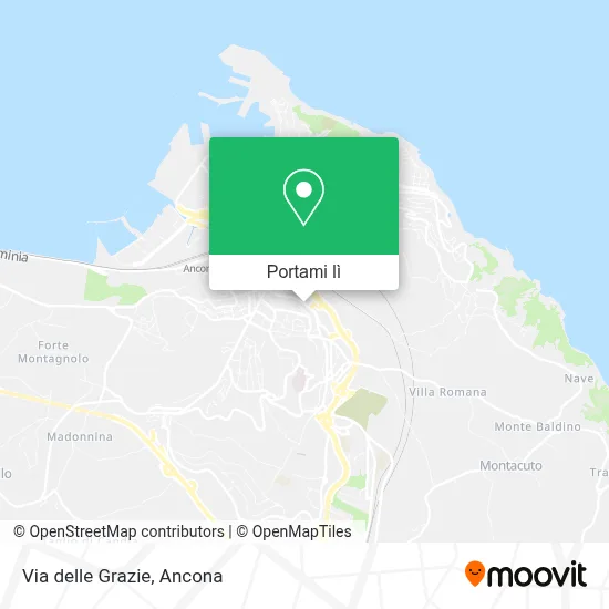 Mappa Via delle Grazie