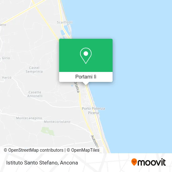 Mappa Istituto Santo Stefano