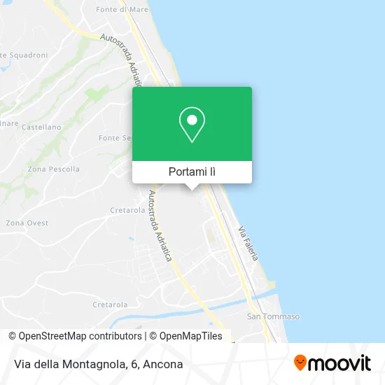 Mappa Via della Montagnola, 6