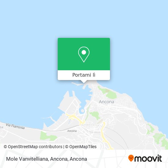 Mappa Mole Vanvitelliana, Ancona