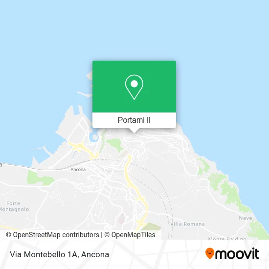 Mappa Via Montebello 1A