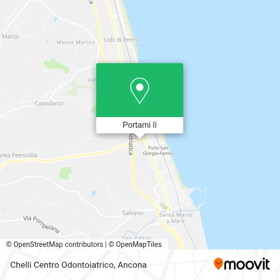 Mappa Chelli Centro Odontoiatrico
