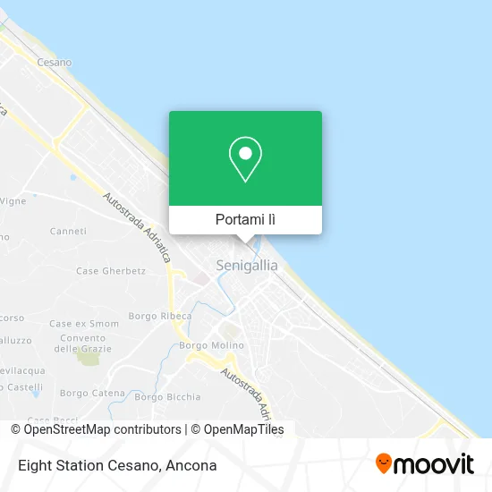 Mappa Eight Station Cesano