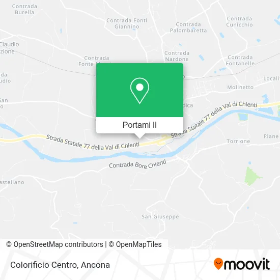 Mappa Colorificio Centro