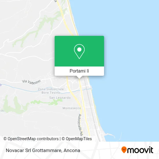Mappa Novacar Srl Grottammare