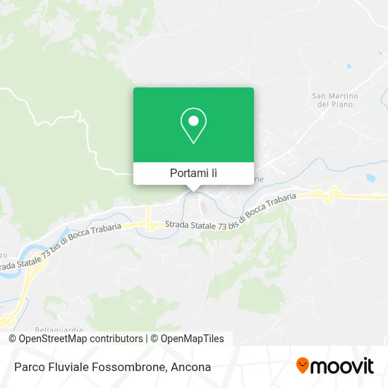 Mappa Parco Fluviale Fossombrone
